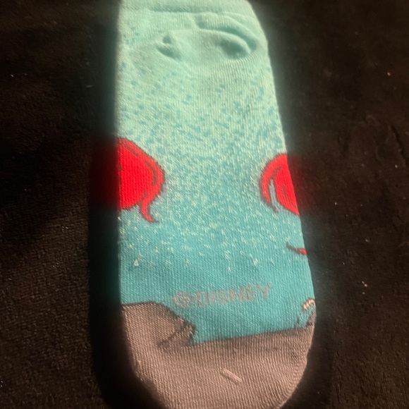 Disney Princess Little Mermaid Girls Socks size 4-10 1- Pair . NWT - Picture 2 of 4